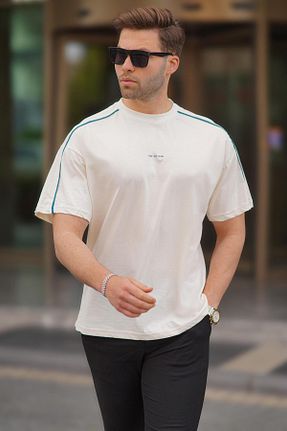 تیشرت نباتی مردانه رگولار Madmext - کد 822699568
