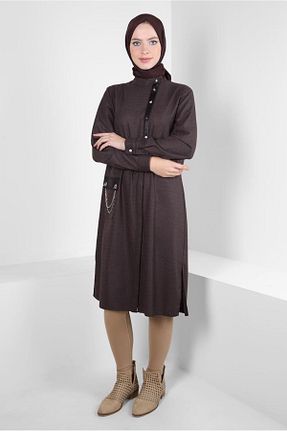 تونیک حجاب مشکی زنانه پنبه پلی استر Alvina - کد 790165394