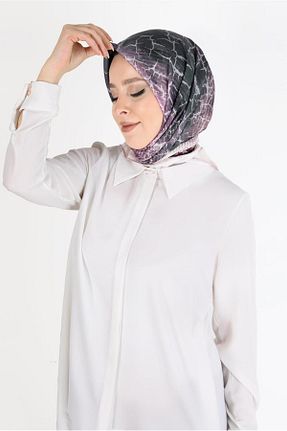 روسری صورتی پلی استر Alvina - کد 803519002