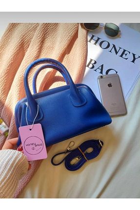 کیف دوشی سرمه ای زنانه چرم مصنوعی HONEY BAG - کد 929842720