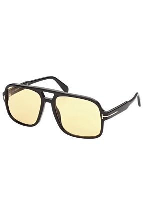 عینک آفتابی زرد زنانه 60 Tom Ford - کد 929850146