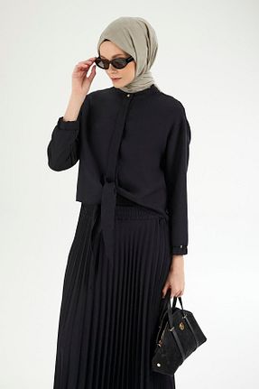 ست بالاتنه و پائین تنه حجاب مشکی زنانه رگولار Armine TREND - کد 929863671
