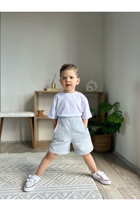 ست نوزادی طوسی بچه گانه پنبه ای favorimkids - کد 929863361