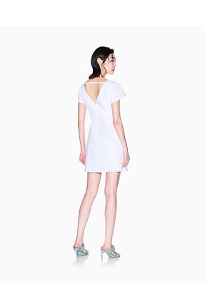 لباس سفید زنانه بافتنی Armani Exchange - کد 929856505