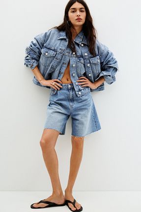 کت آبی زنانه Relaxed Pull & Bear - کد 929851322