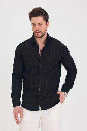 پیراهن مشکی مردانه اسلیم فیت COOL TARZ - کد 929859574