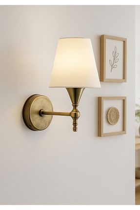 چراغ دیواری بژ فلزی HOMİNG - کد 666794742