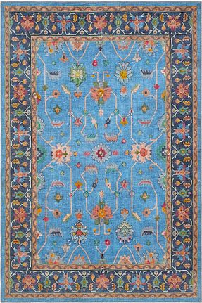 فرش سرمه ای قابل شستشو Cool Halı - کد 927798000