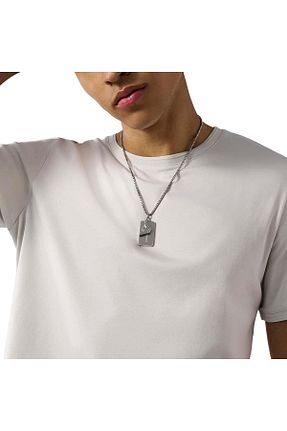 گردنبند استیل ( فولاد ) متالیک مردانه استیل (فولاد) Emporio Armani - کد 929870207