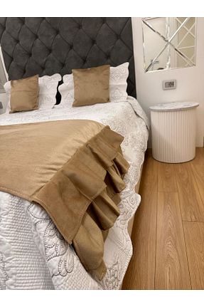 روتختی دونفره نارنجی مخمل Becenhouse - کد 889638331