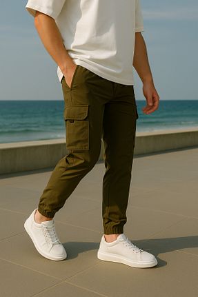 شلوار سفید مردانه بافتنی Pobudo - کد 929865468