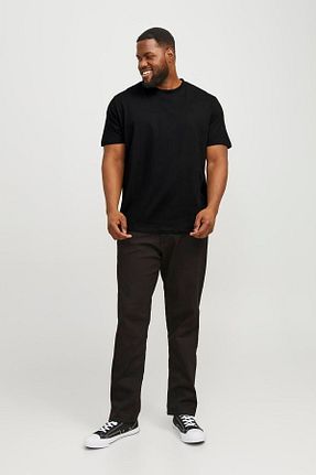 تیشرت مشکی مردانه سایز بزرگ Jack & Jones - کد 828115284