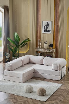 ست گوشه ای سفید 180 x 200 Dekoport - کد 928035395