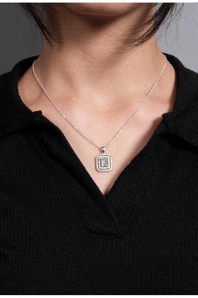 گردنبند نقره زنانه 925 عیار Midyat Gümüş Dünyası - کد 879413215