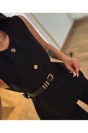 جلیقه مشکی زنانه رگولار FASHION - کد 929870040