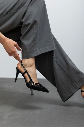 کفش پاشنه بلند کلاسیک مشکی زنانه چرم مصنوعی wolk shoes - کد 929861814