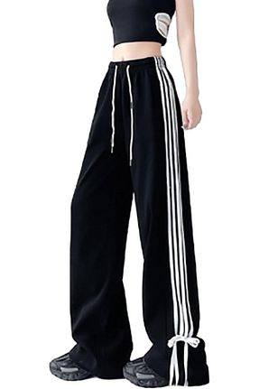 شلوار کرمگن مشکی زنانه اورسایز The Champ Clothing - کد 929883469