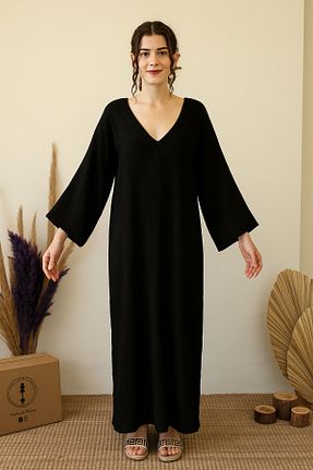 لباس ساحلی مشکی زنانه ساده ARİNNASİDE - کد 929877508