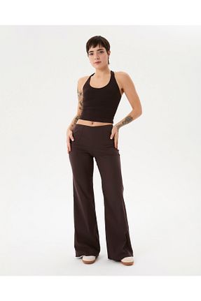 شلوار قهوه ای زنانه پلی استر Ayma Active - کد 929880007