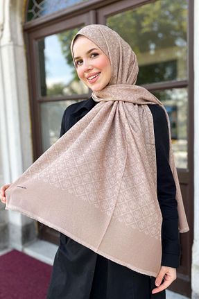 شال قهوه ای زنانه پلی استر Pierre Cardin - کد 929879405