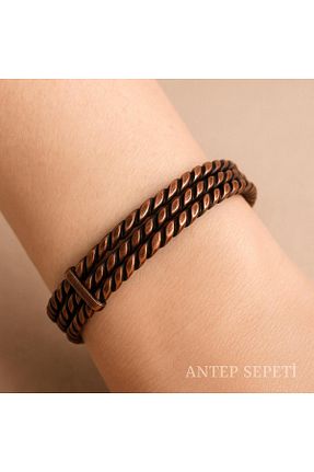 دستبند جواهر قهوه ای زنانه ANTEPSEPETİ - کد 929875223