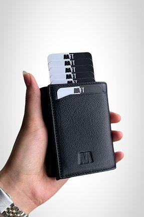 کیف پول مشکی مردانه سایز متوسط MFT Leather Design - کد 677084134