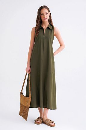 لباس خاکی زنانه بافتنی Mixray - کد 929889091