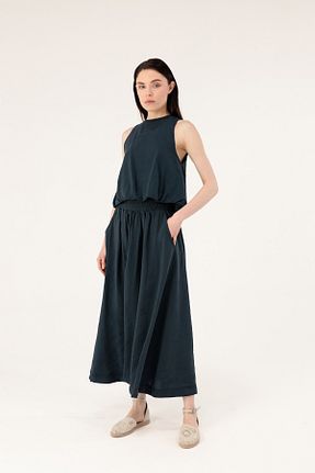 دامن سرمه ای زنانه بافتنی Evermade - کد 929886229