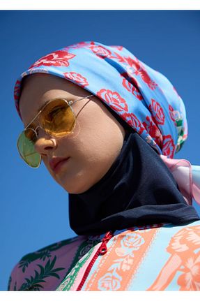 دستمال گردن رنگی پلی استر Mayovera - کد 929888305
