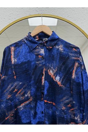 پیراهن حجاب سرمه ای رگولار Ebrar Store - کد 929891365