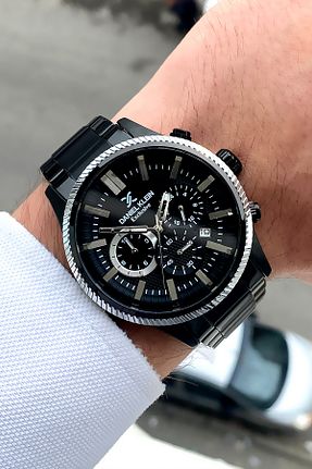 ساعت مچی مشکی مردانه 44 میلی متر Daniel Klein - کد 690798447