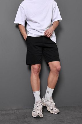 شلوارک و برمودا مشکی مردانه رگولار Slatra - کد 929890308