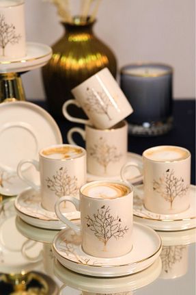 فنجان قهوه سفید 6 نفره PLT Design - کد 929889830