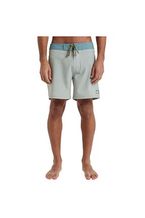 شلوارک ساحلی طوسی مردانه پلی استر Quiksilver - کد 940159414