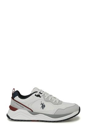 کفش اسنیکر سفید مردانه بند دار U.S. Polo Assn. - کد 862951176