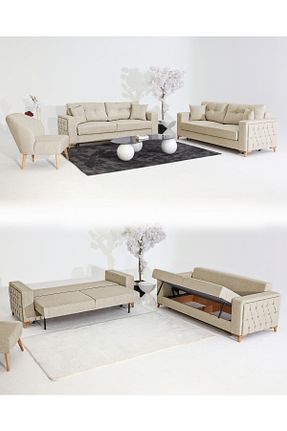 ست مبل نباتی 3+3+1 Velura Home & Living - کد 929919625