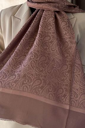 شال قهوه ای زنانه ویسکون Aker - کد 929924370