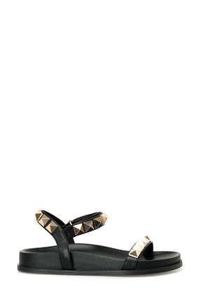 صندل مشکی زنانه پاشنه تخت Nine West - کد 822232817