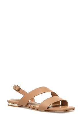 صندل قهوه ای زنانه پاشنه تخت Nine West - کد 819516830