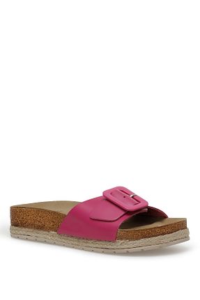 دمپائی صورتی زنانه چرم مصنوعی Nine West - کد 475032757