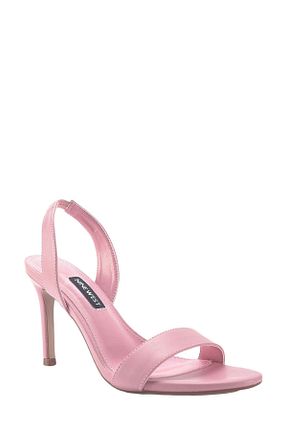 صندل صورتی زنانه پاشنه نازک Nine West - کد 805919854