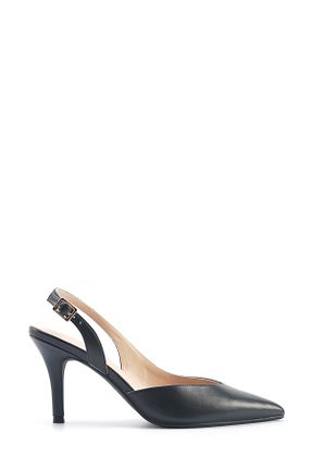 کفش پاشنه بلند کلاسیک مشکی زنانه چرم مصنوعی Nine West - کد 917777652