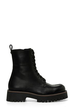 بوت / نیم بوت مشکی زنانه چرم خالص Nine West - کد 843568840
