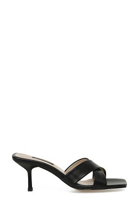 دمپائی مشکی زنانه چرم مصنوعی Nine West - کد 747172540