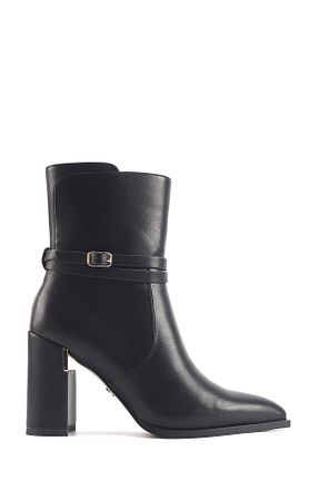 بوت / نیم بوت مشکی زنانه چرم مصنوعی Nine West - کد 858914195