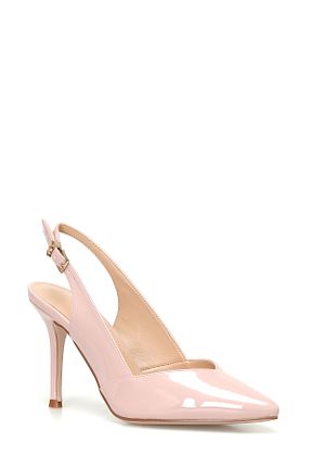 کفش پاشنه بلند کلاسیک بژ زنانه چرم مصنوعی Nine West - کد 825886014