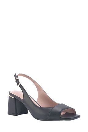 صندل مشکی زنانه پاشنه ضخیم Nine West - کد 806335488