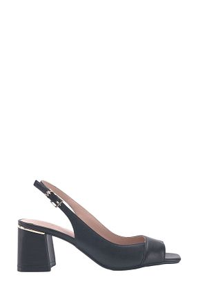 صندل مشکی زنانه پاشنه ضخیم Nine West - کد 806335488
