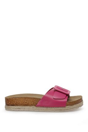 دمپائی صورتی زنانه چرم مصنوعی Nine West - کد 475032757