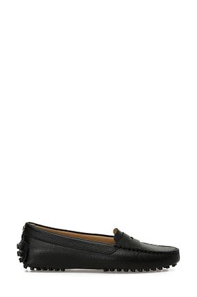 کفش لوفر مشکی زنانه چرم خالص Nine West - کد 900056443